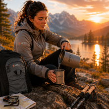 Load image into Gallery viewer, APEX Titanium Camp Mug | 450ml Single-Wall Ultralight Nestable Cup