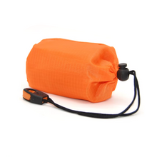Load image into Gallery viewer, Emergency Bivvy Sack with rescue whistle
