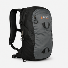 Load image into Gallery viewer, APEX pro series X24-X ultralight hiking backpack black right side view showing compression straps and mesh pocket