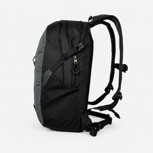 Load image into Gallery viewer, APEX pro series X24-X ultralight hiking backpack black right side view showing compression straps and mesh pocket
