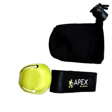 Load image into Gallery viewer, APEX pro series, bear bell, lime with Velcro strap