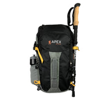 Load image into Gallery viewer, black APEX 34 Liter daypack backpack.