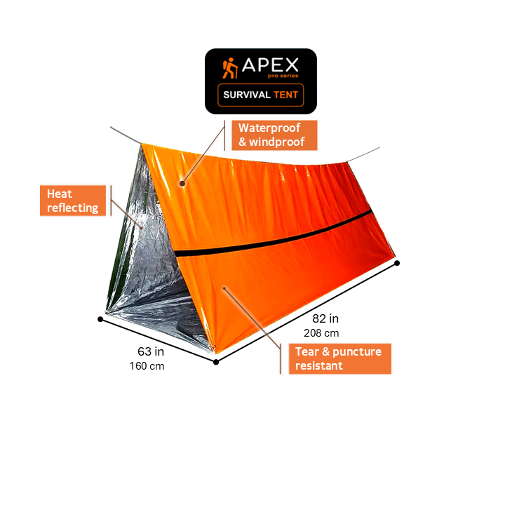 apex 2xt tent APEX 2-Person Emergency Survival Tent