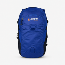 Load image into Gallery viewer, APEX pro series X24-h hydration backpack in Glacier Blue front view with lightweight hiking daypack design
